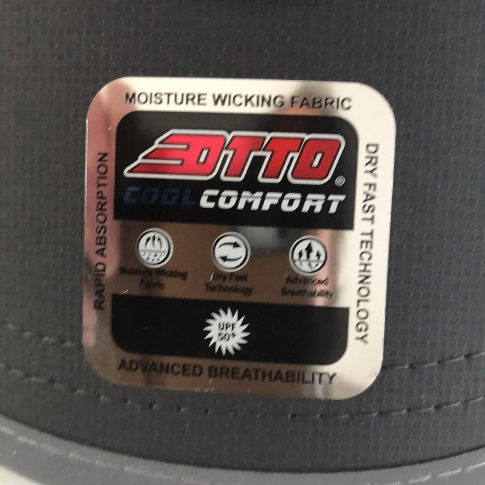 BNWOT Set of 4 Gray OTTO baseball-style caps for poolside, work, golf, etc! - Picture 5 of 9